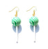 Interesting Modern Luxury Earrings For Women Resin Lollipop Drop Custom Made Handmade Cute Girls Cotton Candy Gift Style For Woman and Girls