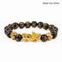 Obsidian Stone Beads Bracelet For Men and Women Unisex Wristband Gold Black Pixiu Wealth and Good Luck Bracelet Design