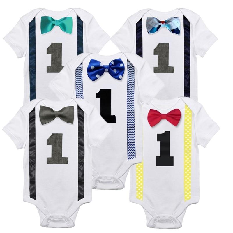 Baby Clothing Bow Body Rompers Clothing Newborn Baby Clothes Jumpsuit for Baby Boys and Girls  For Birthday Party