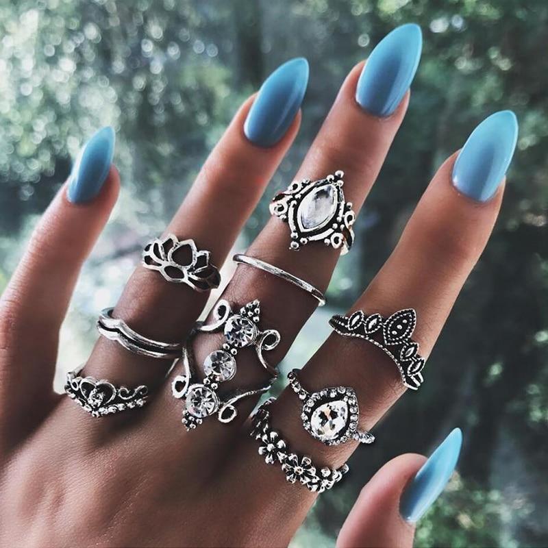 Elegant Women Fashion  Mary Geometric Amazing Flowers Leaf Premium Gold Finger Rings Boho Charm Luxury Jewelry Accessories Mother's Day Gifts