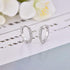 Modern Simple Silver Color Single Row Luxury Zircon Hoop Elegant Earrings For Women