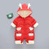 Modern Elegant Baby Warm Thick Cotton Hooded Jumpsuit Snowsuit Rompers Outfit for Children In Modern Design