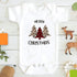 Baby Girl / boy Clothes Cute Dog Christmas Print  One-Pieces Bodysuit for Newborns Design