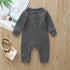 Infant Baby Boy And Girl clothes One-Piece Knitted Solid Long Sleeve Romper Jumpsuit In Classic Deisgn