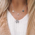 Luxury Modern Gold World Map Choker Map Crescent Moon Necklaces&Pendants Dainty For Women and Girls