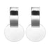 Modern Women's Earrings Color Metal Simple Charm Hollow Geometric Pendant For Winter Jewelry Lover Gift