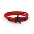 Whale Tail Anchor Bracelets Men And Women Charm Nautical Survival Rope Chain Bracelet Male Wrap Metal Hooks Fashion Gift