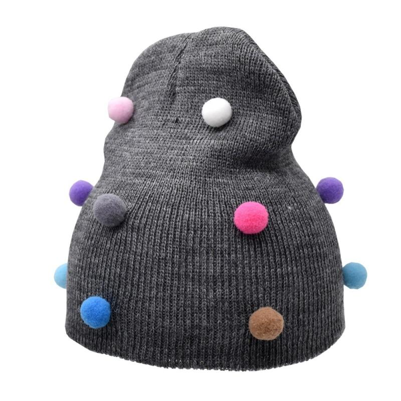 Baby Winter Cap Baby Soft Warm Hat Cap Knit Baby Cap Soft Elastic Children Casual Warm Cap For Boys and Girls