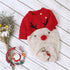 Baby Christmas Rompers Reindeer Knitted  Jumpsuits Toddler Children Warm Wool Clothes 0-2Y For Boys and Girls Christmas Eve Costume