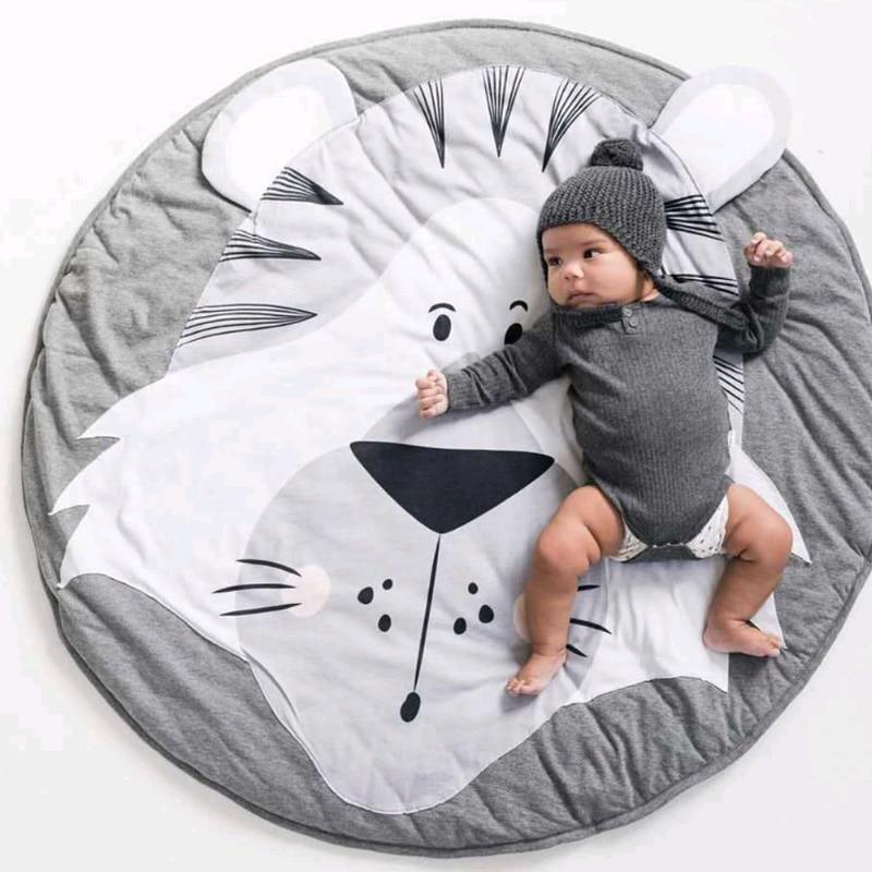 Cartoon Baby Play Mats Pad Toddler Kids Crawling Round Carpet Rug Toys Mat For Children Room In elegant Modern Design