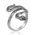 Fashion Retro Exaggerated Spirit Snake Ring Personality Punk Wind Snake-Shaped Nightclub Style  Ring For Women and Girs Student Trend Jewelry Design