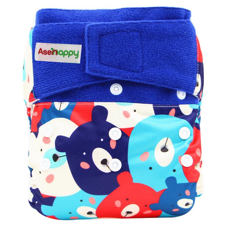 Baby Pocket Cloth Diaper Suede Cloth Inner Washable Reusable Eco-Friendly Nappies Cover Wrap In Modern Elegant Deisgn For Baby