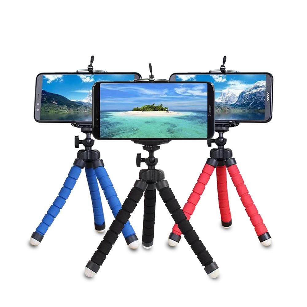 360 Degree Flexible Lightweight Tripods Phone Holder Camera Desk Universal Portable Holder