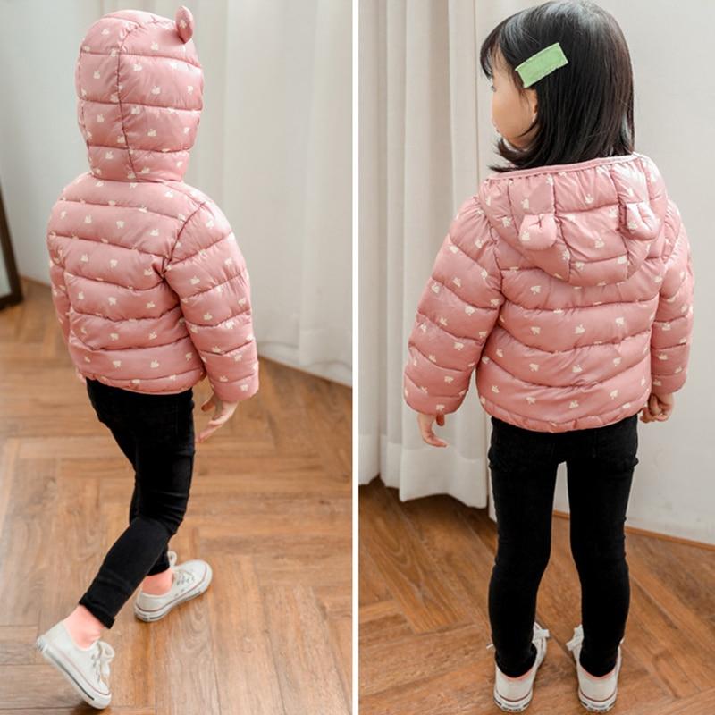 Modern Winter Baby Girls Jackets For Kids Warm Hooded Outerwear Baby Boy Jacket / Coat For Boy and Girls