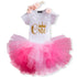 Modern Unicorn Party Girls Tutu Dress Toddler Kids Clothes Baby 1st Birthday Outfits For Girls