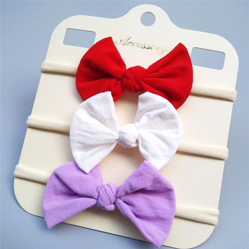 Baby Headbands For Newborn Hair Band Cute Baby Bow Flower Elastic Bow Headwear Kids Gifts Girl Hair Accessories