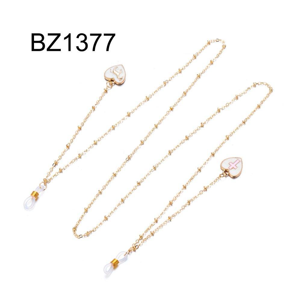 Women Pearls Sunglasses Chains Gold Eyeglasses Chains Sunglasses Holder Necklace Eyewear Accessories