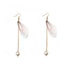 Luxury Modern Trend New Korean Retro Asymmetric Butterfly Imitation Pearl Earrings Fashion Round Flower For Women and Girls