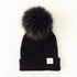 Winter Baby Boy Girl Artificial Pompom Knitted Hat Toddler Kids Caps With Pompon for Newborn