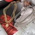 Modern Luxury Elegant Women Chain Necklace In European and American Retro Jewelry Shiny Style In Gold Nad Silver Color