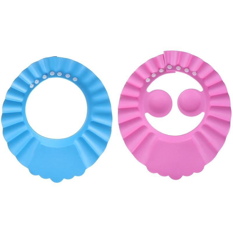 Shampoo Cap Durable Baby Bath Visor Hat Adjustable Baby Shower Protect Eye Water-proof Hair Wash Shield For Kids Bath