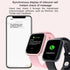 New Women Waterproof Smart Watch With T80/P70 Bluetooth and Heart Rate Monitor Fitness Tracker Luxury New Lady Smartwatch