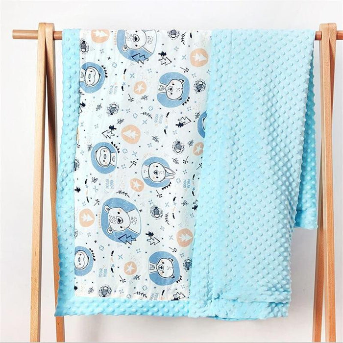 Modern Luxury Kids Blanket Baby Receiving Blanket Sleeping Bed Blanket Soft Newborn Swaddle For Kids