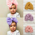 Elegant Winter Autumn Baby Girls Hat Big Bow Cotton Wool Knitted Thick Warm Baby Hat For Girls