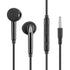 Wired Earphones 1.2mm Stereo  Headphone  Music Sport Headset with Microphone for Cell Phones Hot Sale