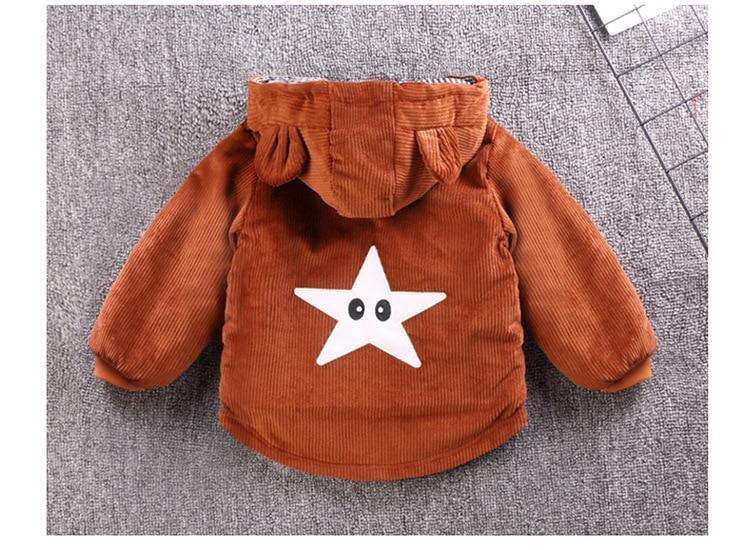 Infant Baby Jacket  Autumn Winter Hooded Outerwear Coat / Newborn Jacket. In Modern New Design