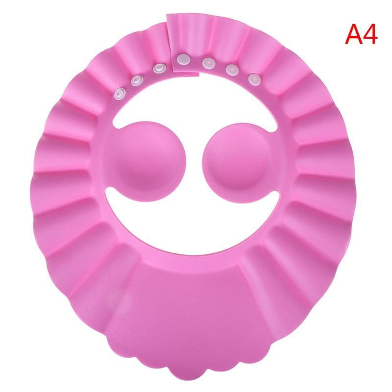 Shampoo Cap Sheild Durable Baby Bath Visor Hat Adjustable Baby Shower Protect Eye Water-proof For Kids