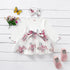 Baby Girl  Flower  Dress Pretty Bow  Outfits Long Sleeve Toddler Girl Unique Design Perfect Gift