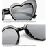 Elegant Retro  Love Heart Sunglasses Women Big Frame Personality Sunglasses Fashion Cute Retro Cat Eye Vintage Sunglasses  For Women and Girl