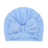 Modern Luxury Baby Girl Lovely Soft Winter Big Bow Turban Bonnet Cotton Caps For Girls Baby