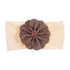 Cute 1PCS Baby Girls Lotus Flower Nylon Headband Knot Elastic Newborn Toddler Headwraps Kids Hair Accessories Gifts