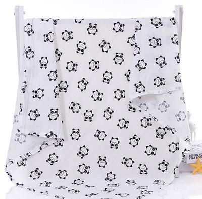 Muslin 100% Cotton Baby Swaddles Soft Newborn Blankets Bath Gauze Infant Wrap Sleep sack Stroller .