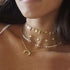 Luxury Multi Layered Gold Necklace For Women Style Perfect Gift For Girl Luxury Jewelry IN Cross Moon Star Medalon Design