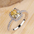 Rings For Women Bridal Wedding Trendy Jewelry Engagement Ring White Gold Color Anillos