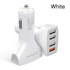 30W 4 Ports Car Charger Quick Charge 3.0 Dual USB Adapter Fast Charging For Smartphones Car-Charger Gadgets