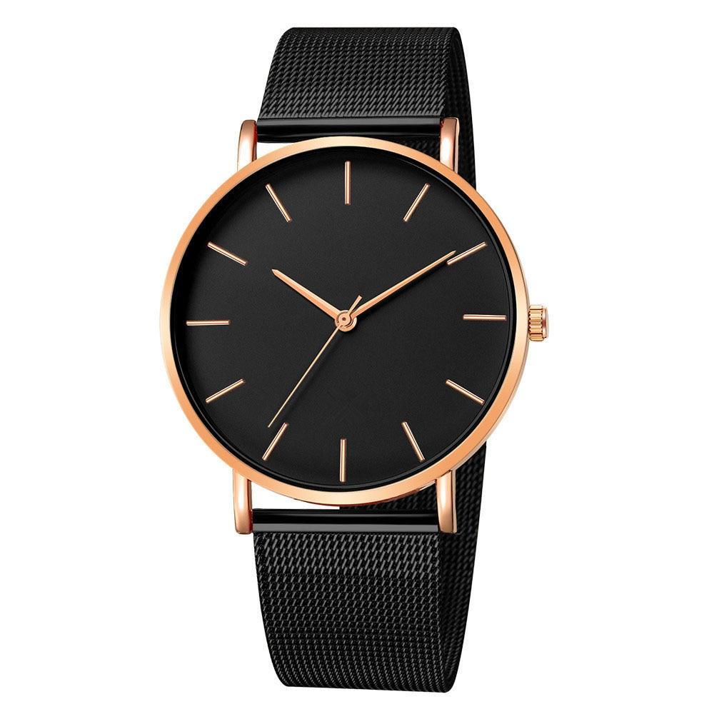 STEVVEX Women Watch Rose Gold  Style Women's Mesh Belt ultra-thin Fashion para Luxury Wrist Watches For Women and Girls