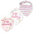 Moder 3PCS Baby Bibs Bandanna Lot Cotton Multi-style Triangle Cartoon For Infant Boys And Girls