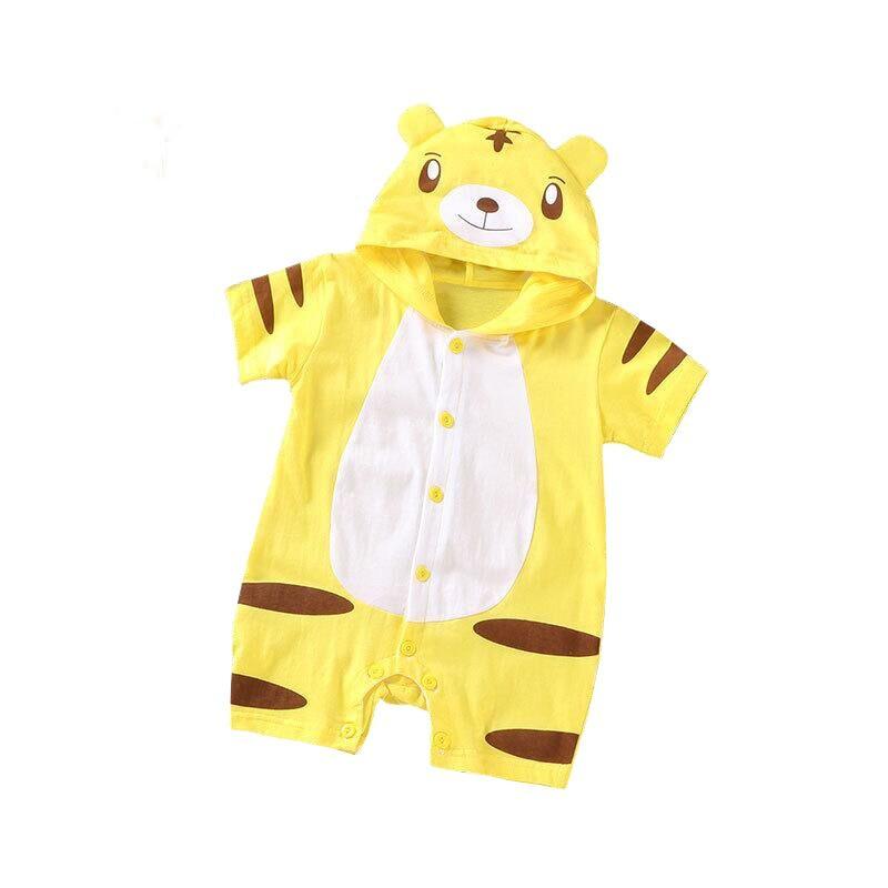 Infant Jumpsuit Summer Romper Cartoon Animal Print Girl  and Boy Cotton Suit Newborn Romper Design