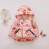 Luxury Modern Designer New Winter Baby Outerwear Hooded Printed Cotton Padded Jacket and Coats For Babies and Girls Kids