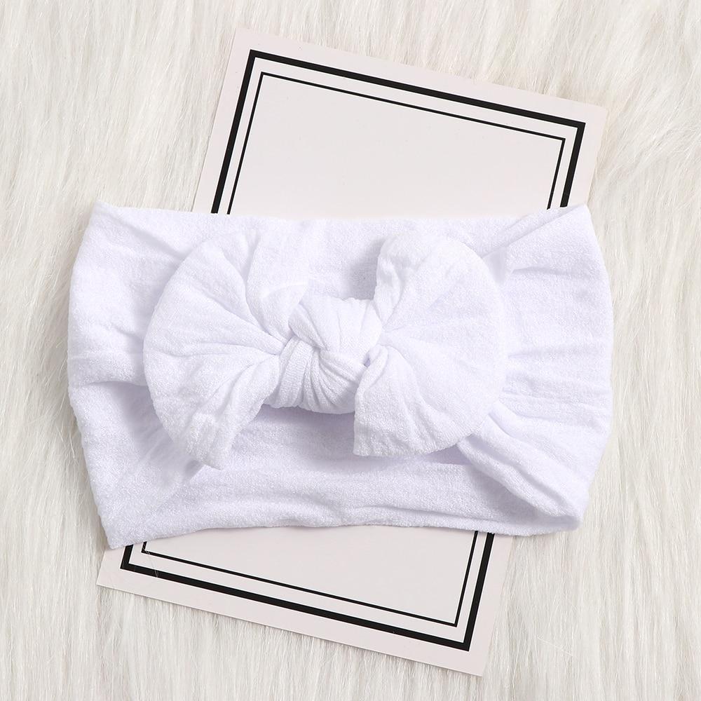 Baby Bow Hairband Elastic Headband Cute 3D Flower Stretch Turban Flower Head Wrap Princess Hair Accessories Bow For Baby