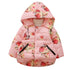 Designer Luxury Elegant New Winter Baby Outerwear Hooded Printed Cotton Padded Jacket and Coats For Babies and Girls Kids