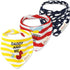 Moder 3PCS Baby Bibs Bandanna Lot Cotton Multi-style Triangle Cartoon For Infant Boys And Girls