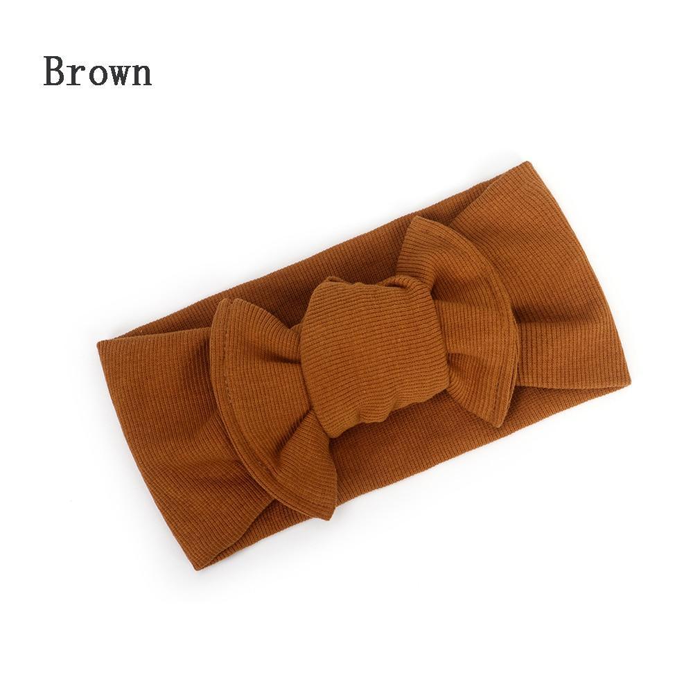 Baby Bow Hairband Elastic Headband Cute 3D Flower Stretch Turban Flower Head Wrap Princess Hair Accessories Bow For Baby