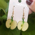 Unique Resin Stereo Lemon Orange Earrings With Long Pendant Fashion Summer Fruit Jewelry Designs For Girls And Teenagers