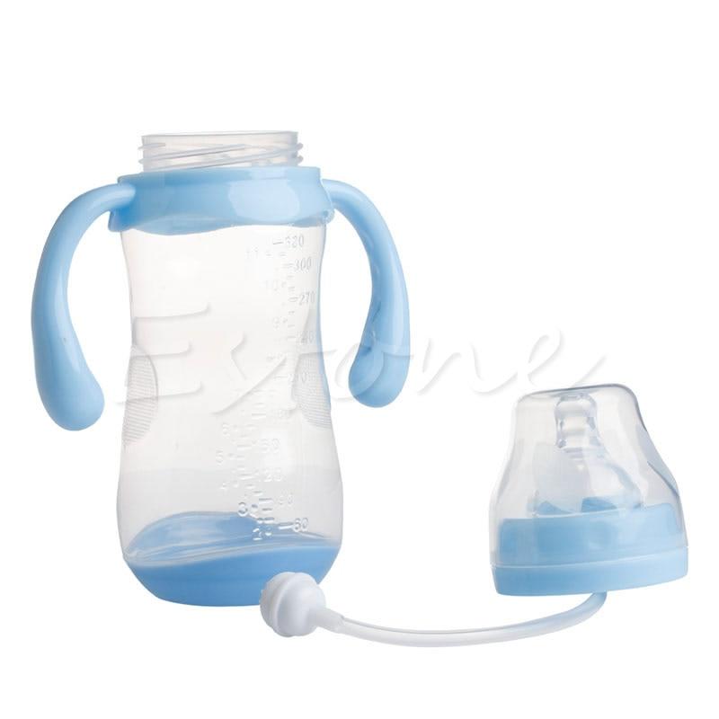 1Pc 320ML Wide Neck Anti-colic Baby Infant Milk Feeding Nipple Bottle Nurser New Soft Bottles