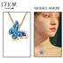 Bohemian Gold Necklaces For Women Multilayer Fashion Pearl Pendants Necklace Portrait Chokers Trendy New Jewelry Gift